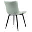 Pu Leather Upholstered Dining Chairs Modern Wingback Side Chairs With Metal Legs-1943470432