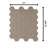 Sage 2" x 2" Hexagon Porcelain Matte Mosaic Tile-87103628