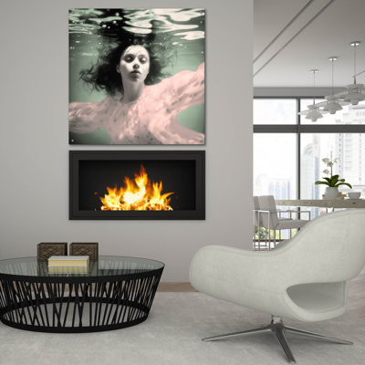  'When She Dreams' by Decent Exposures Acrylic Glass Wall Art, 36" x 36"