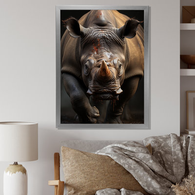 Kimpli " African Rhinoceros Portrait "