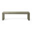 Banc de salle à manger en bois d'acacia, gris et taupe