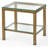 Sawin Glass Top End Table