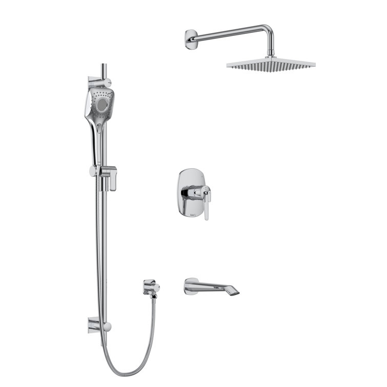 Venty 1/2" Thermostatic & Pressure Balance Shower System with up to 3 Functions featuring RioWise Valve Technology