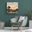 Art mural sur toile tendue - «Desert Sky at Joshua Tree II» de Walker Noble pour décoration de salon, de chambre à coucher ou de bureau - 24 x 24