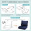  Ensemble de coussins de dossier de chaise d'extérieur 6 pouces Sunbrella-1036065521-1036065520