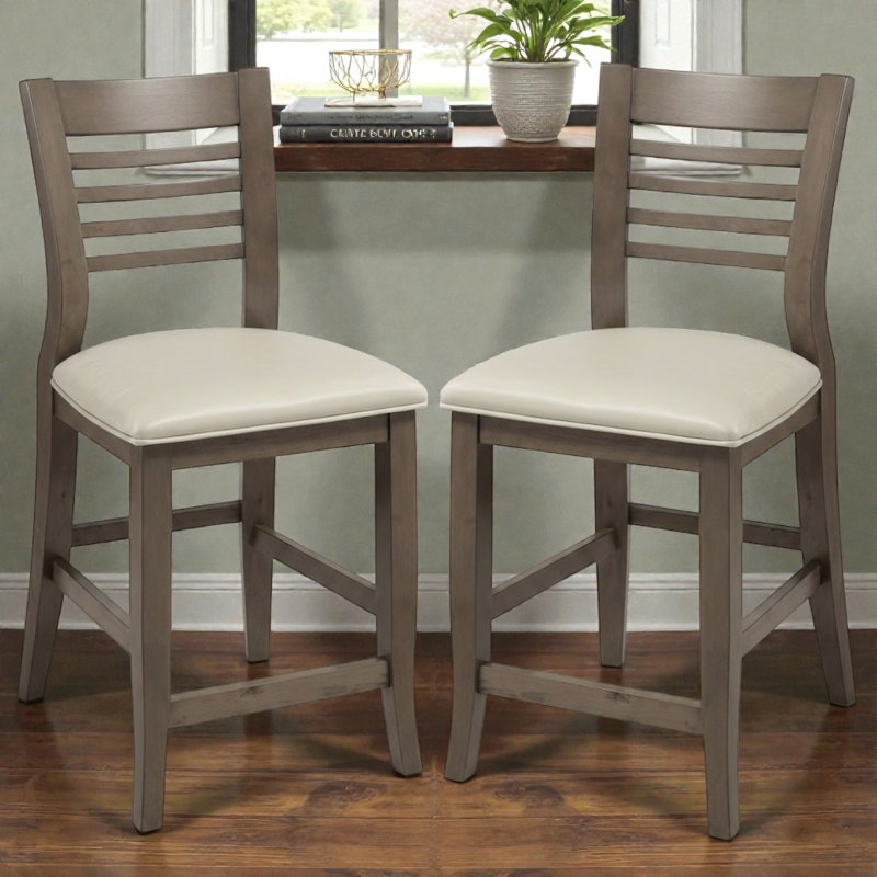 Ensemble de 2 chaises à hauteur de comptoir Kyrell