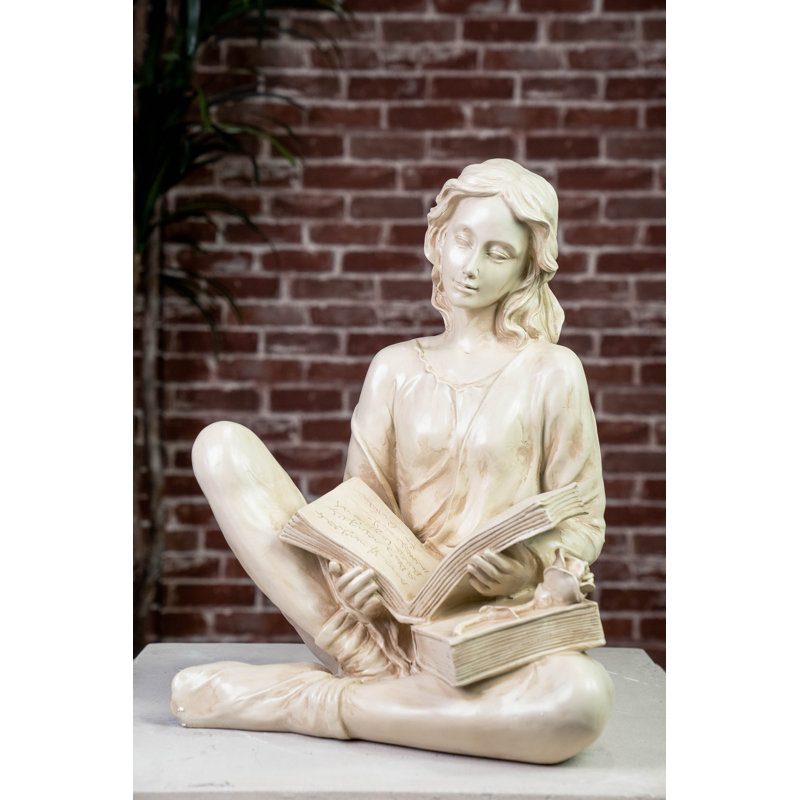 Reading Lady Statue