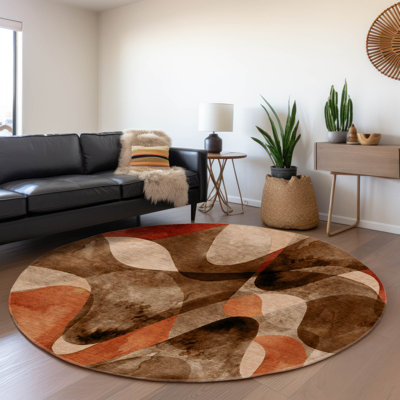 Norberta Area Rug with Non-Slip Backing