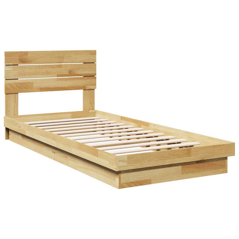 Solid Wood Bed, Single (3')