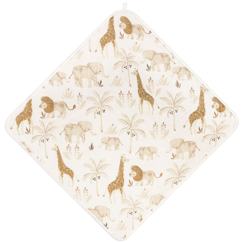 Kendi Baby Hooded Towel (safari Animal)