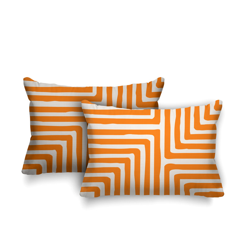 Coussin lombaire intérieur / extérieur Waren, Orange