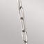 Cecilia 1 - Light Polished Nickel Geometric Pendant