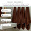 Ensemble de serviettes de toilette 20 pièces Willow - 100% coton peigné, 630 g / m² de qualité supérieure, chocolat, ultra doux et très absorbant-139745335-139745339