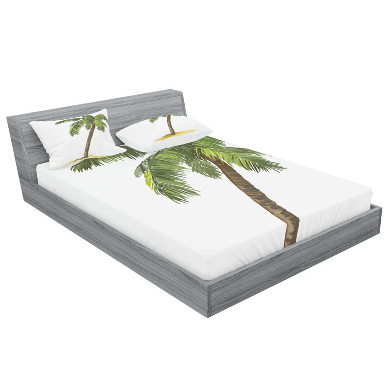 Microfiber Sheet Set, Queen Sheet Set with Fitted Sheet