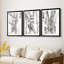 Europe Street Sketches I - Toile tendue avec châssis sur mesure - 3 pièces-1275715004-1275715003