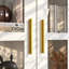 Vitrine autoportante de 70,1 po de hauteur avec portes en verre trempé, 4 tablettes et 2 tiroirs-987152071