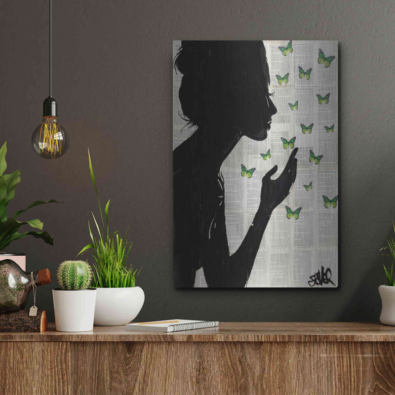 «Simplicity Green» par Loui Jover, H 16 po x l 12 po