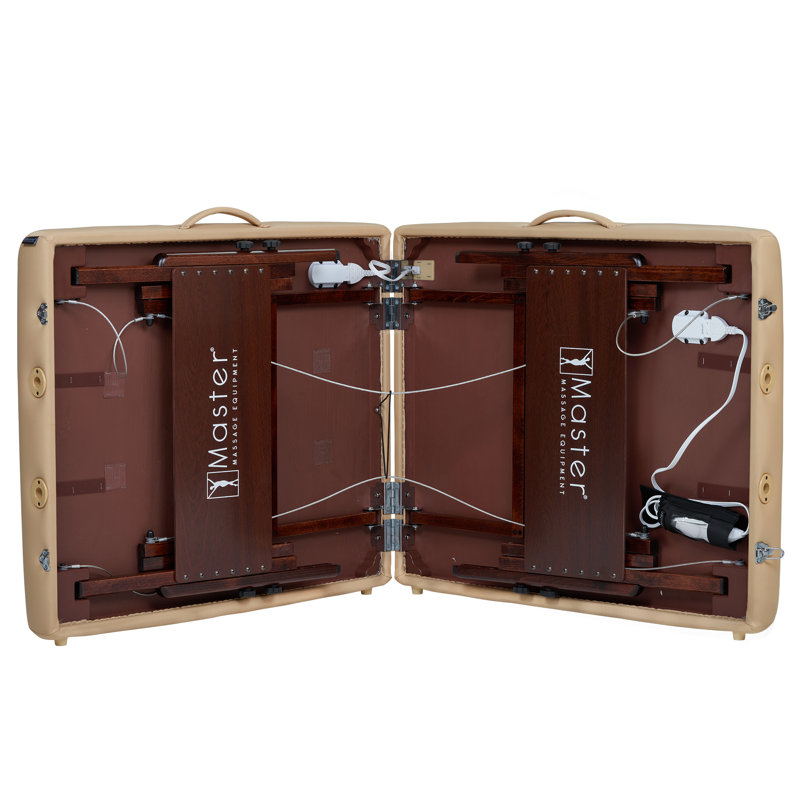 Ensemble de table de massage portative 30 po avec accessoires Crème Wrought Studio ™ Del Ray