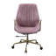 Chaise de bureau industrielle pivotante avec levage pneumatique et base à 5 branches Aneira-2079210614
