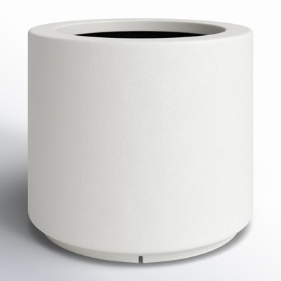 Gita Large Lightweight Outdoor 23" x 19" Round Planter Box