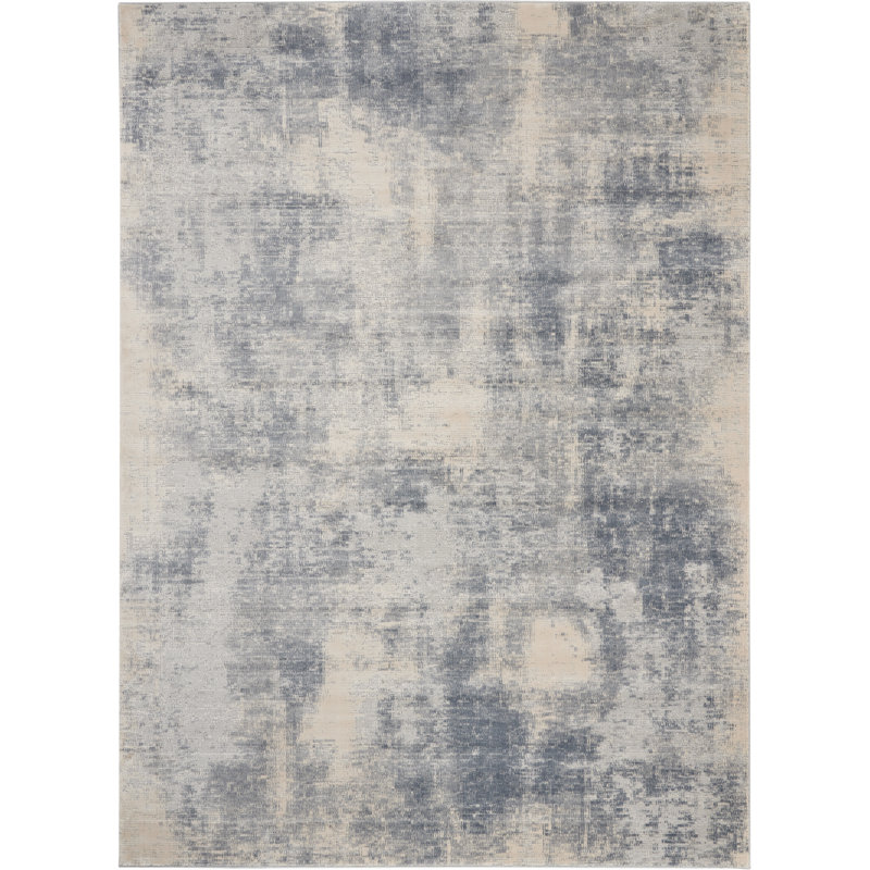 Tapis ivoire / gris Prunty, Rectangle 7 pi 10 po x 10 pi 6 po