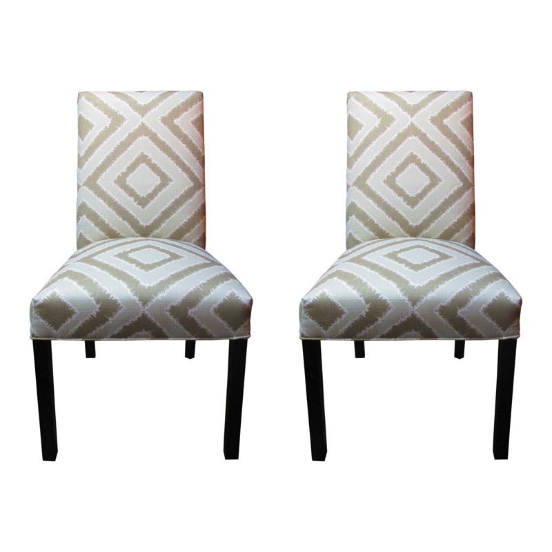 Upholstered Side Chair, Platinum
