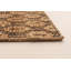 Tapis brun à tissage plat Lubna