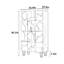 35.4 " W Entry Hall Wardrobe