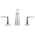 Kohler Alteo Widespread Bathroom Faucet with Pop-Up Drain Assembly, 3-Hole 2-Handle Bathroom Sink Faucet, 1.2 gpm