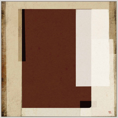 City Scape Brown Print by Marco Marella