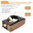 36"L Rose Gold Farmhouse / Apron Single Bowl Kitchen Sink 16 Gauge Stainless Steel Kitchen Sink with Basket Strainer-128133350-132064478
