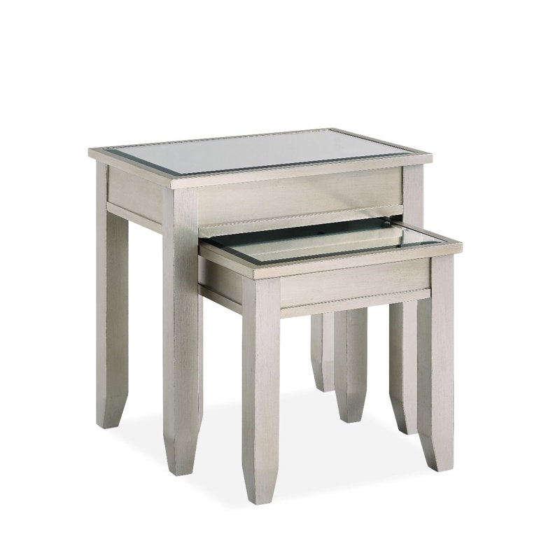Christopher Glass Top Nesting Tables