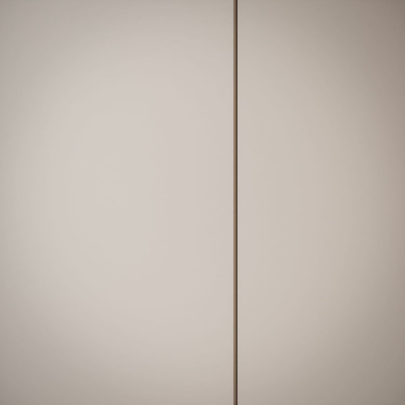 2 Door Wardrobe, handle-free opening system