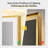 Aluminium Rectangle Wall Mirror-1649951400