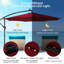 Parasol en porte-à-faux 10 po Caillo-86792629