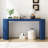Uniquely Designed Console Table Made Of Fraxinus Mandschuric Solid Wood Veneer-1055592002