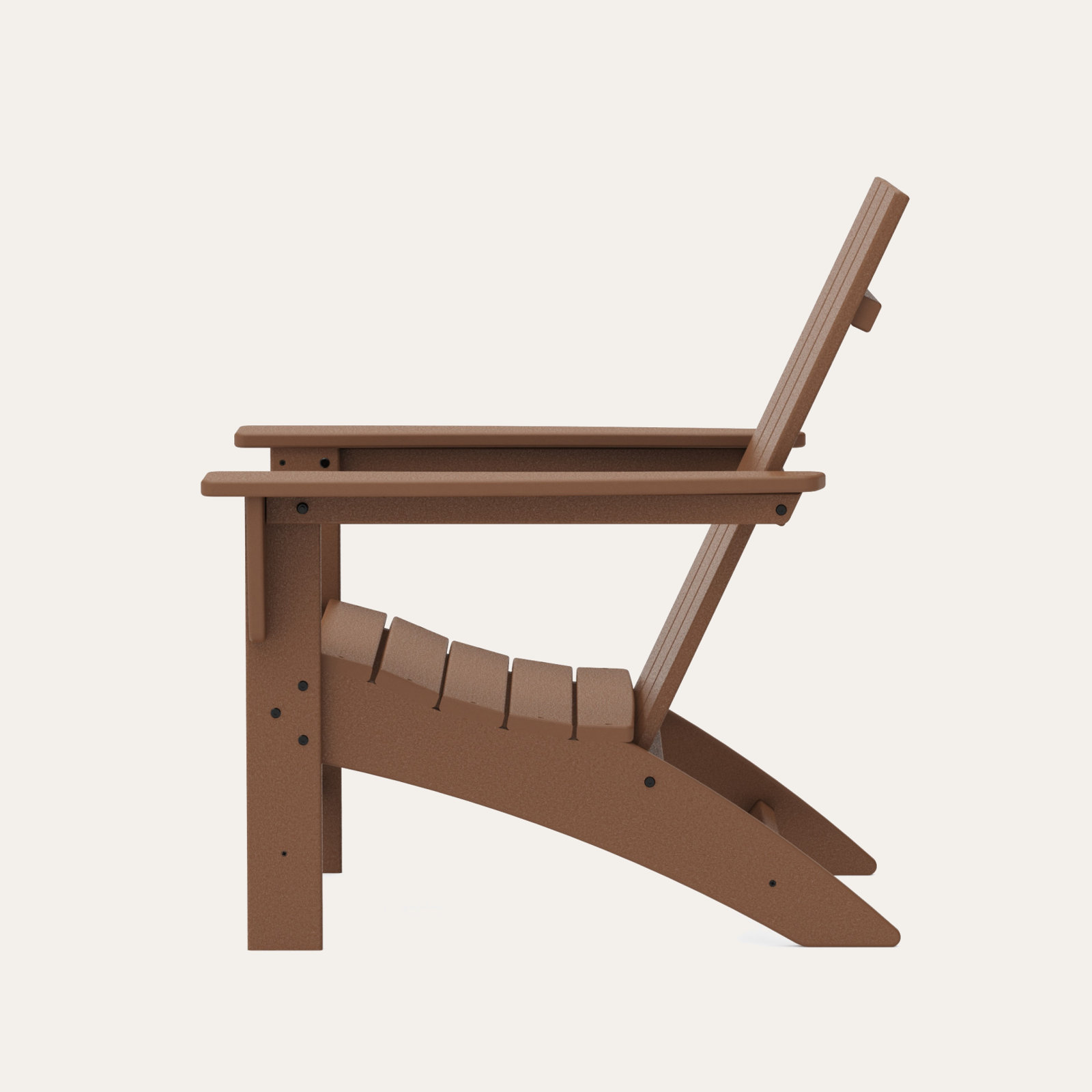 POLYWOOD® Modern Adirondack Chair, Teak
