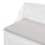 Banc à chaussures, banc de rangement pour chaussures rétro avec dispositifs de fermeture en douceur, coffre de rangement avec rangement caché et coussin pour l'entrée, le couloir, le salon (blanc)-1087776900