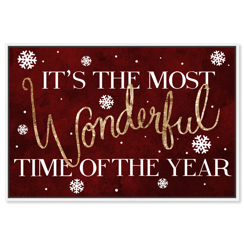 «Wonderful Time» - Impression sur toile, H 36 po x l 54 po, Toile avec cadre blanc