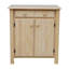 Manatuto 32.5'' Wide Solid Wood Kitchen Island