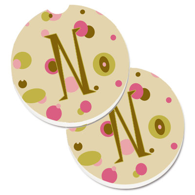 Sous-verre Initiale Monogram