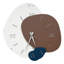 Horloge murale élégante en métal 19,7 po x 19,7 po | Fabrication 100% métal (épaisseur: 0,04 pouce) | Design moderne pour le salon et le bureau, décoration intérieure durable et élégante-1263492462