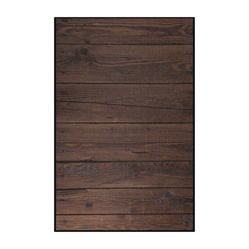 Tapis brun Wooden Textures, Rectangle 2 pi x 4 pi