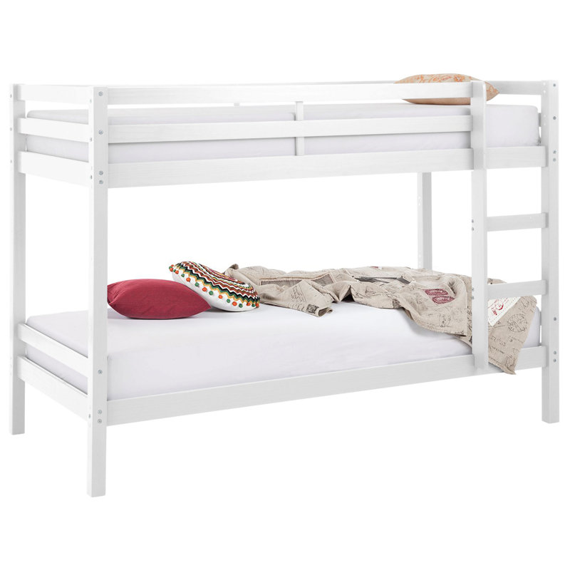 Io European Single (90 X 200 Cm) Bunk Bed, White