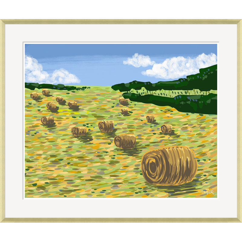 Morning Field Painting by Yuki Osada