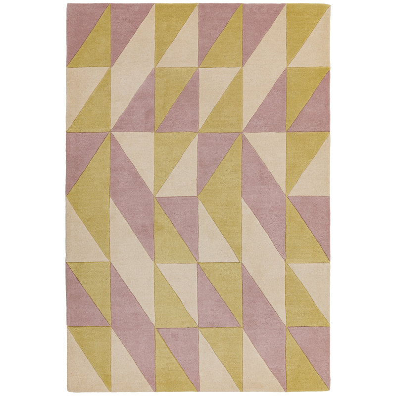 Jessamine Geometric Wool Hand Tufted Area Rug, Rectangle 200 x 290cm