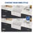 24" L x 18" W Single Bowl Glossy White Ceramic Farmhouse/Apron Kitchen Sink with Sink Grid and Basket Strainer-132209551