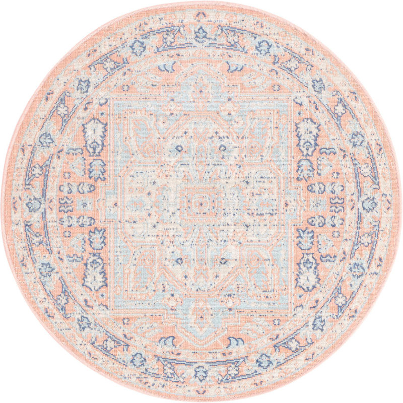 Marciel Oriental Indoor Rug, Round 3'3"