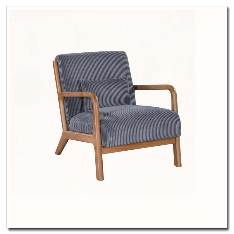 Chaise longue en bois, Gris