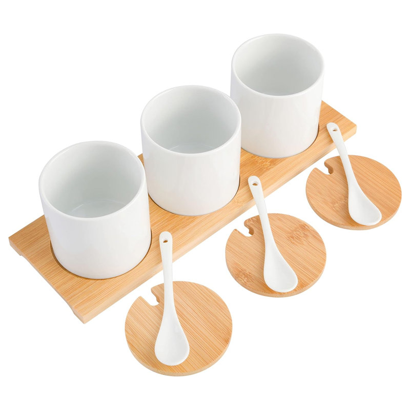Gibson Ceramic Condiment Server